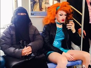 Yes, liberals would love this much space on the subway.