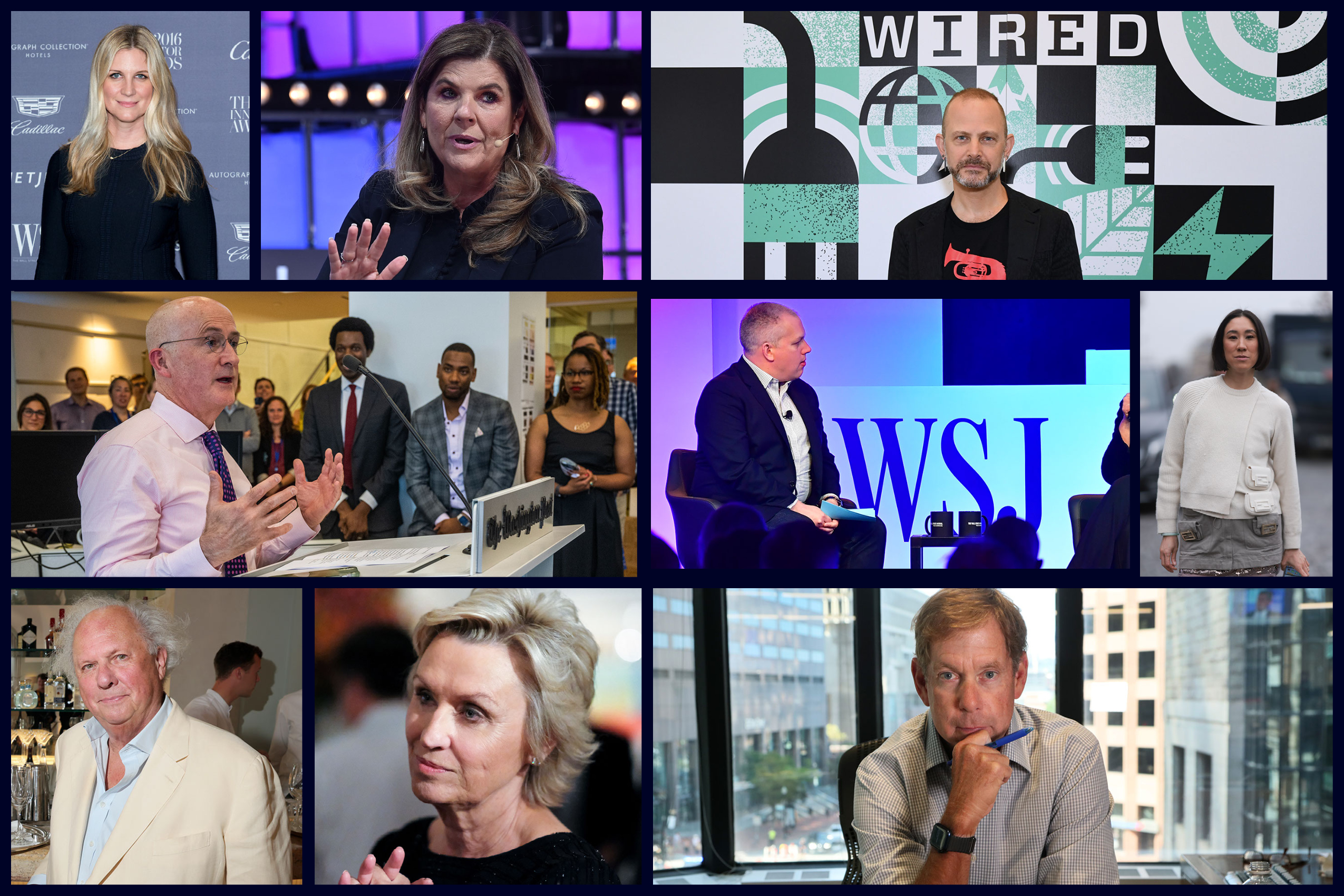 Collage of top editors